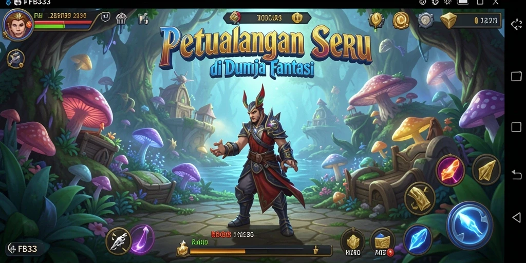 Screenshot menunjukkan aksi mendebarkan dalam eksplorasi petualangan.