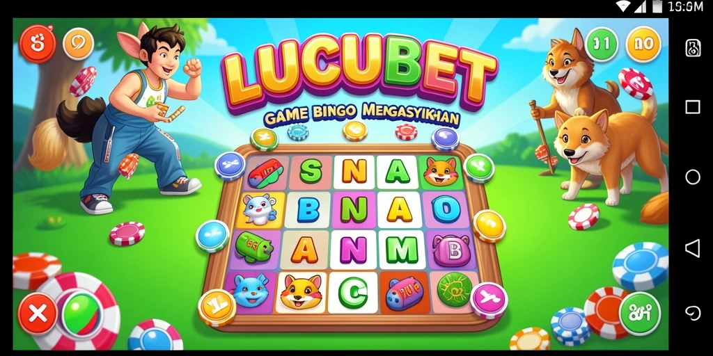 Tampilan gameplay seru dalam LUCUBET Bingo.