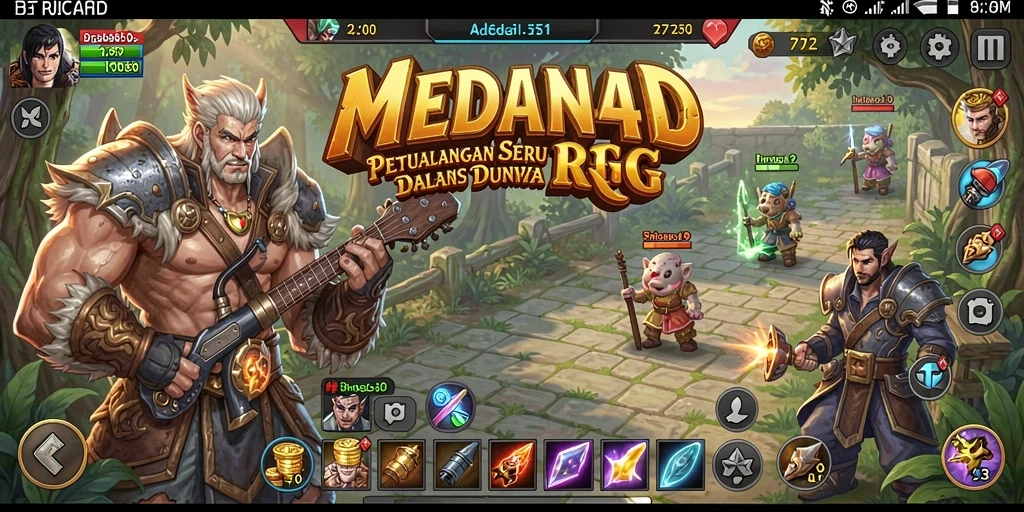 Tampilan gameplay seru di MEDAN4D dengan aksi RPG yang mendebarkan.