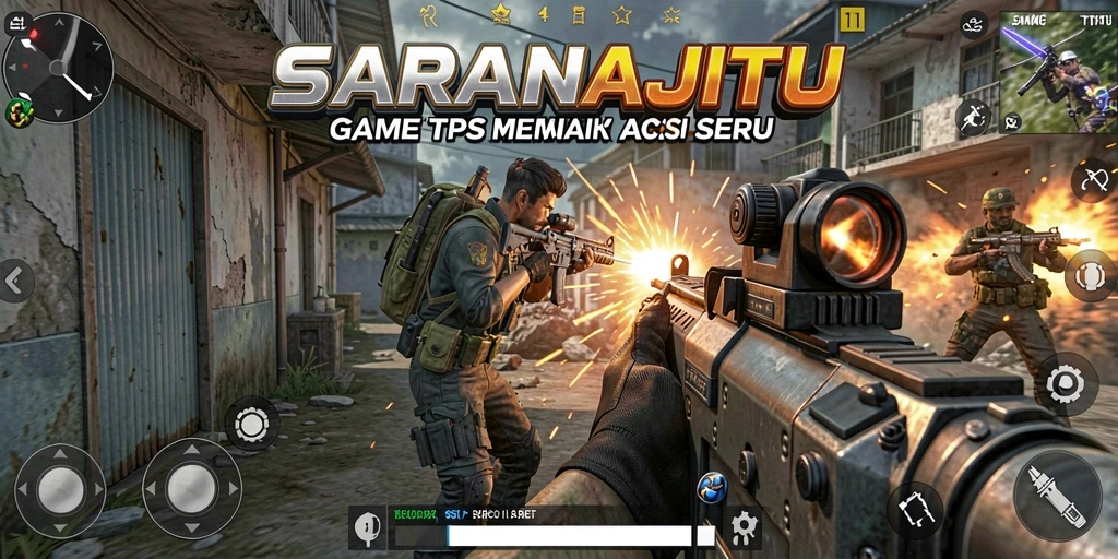 Tampilan spektakuler gameplay SARANAJITU dalam pertempuran seru.