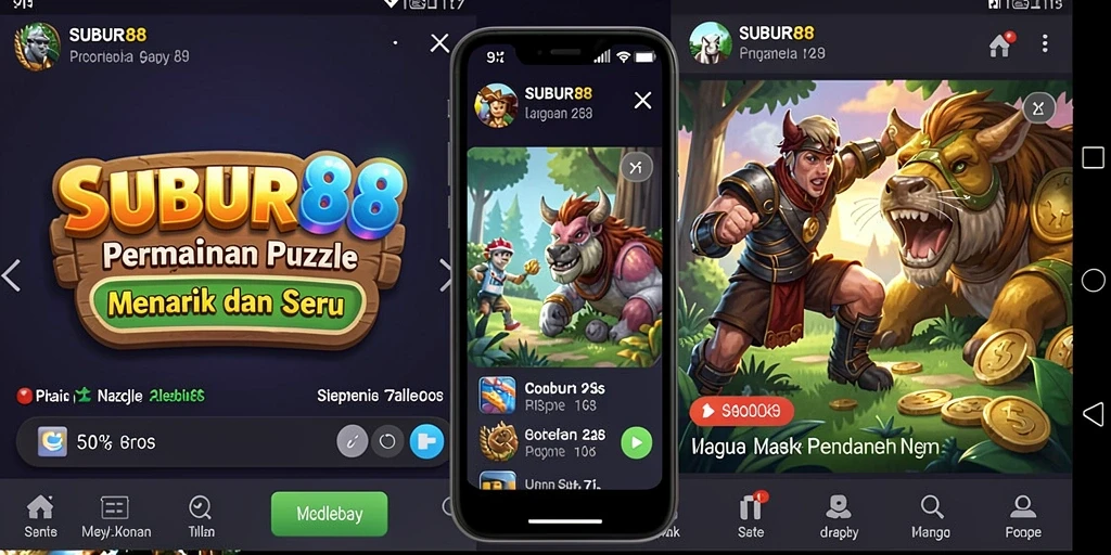 Tampilan gameplay SUBUR88 yang menarik dan menantang teka-teki Puzzle.