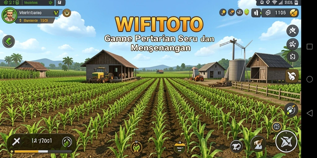 Gameplay menarik WIFITOTO dengan berbagai aktivitas pertanian.